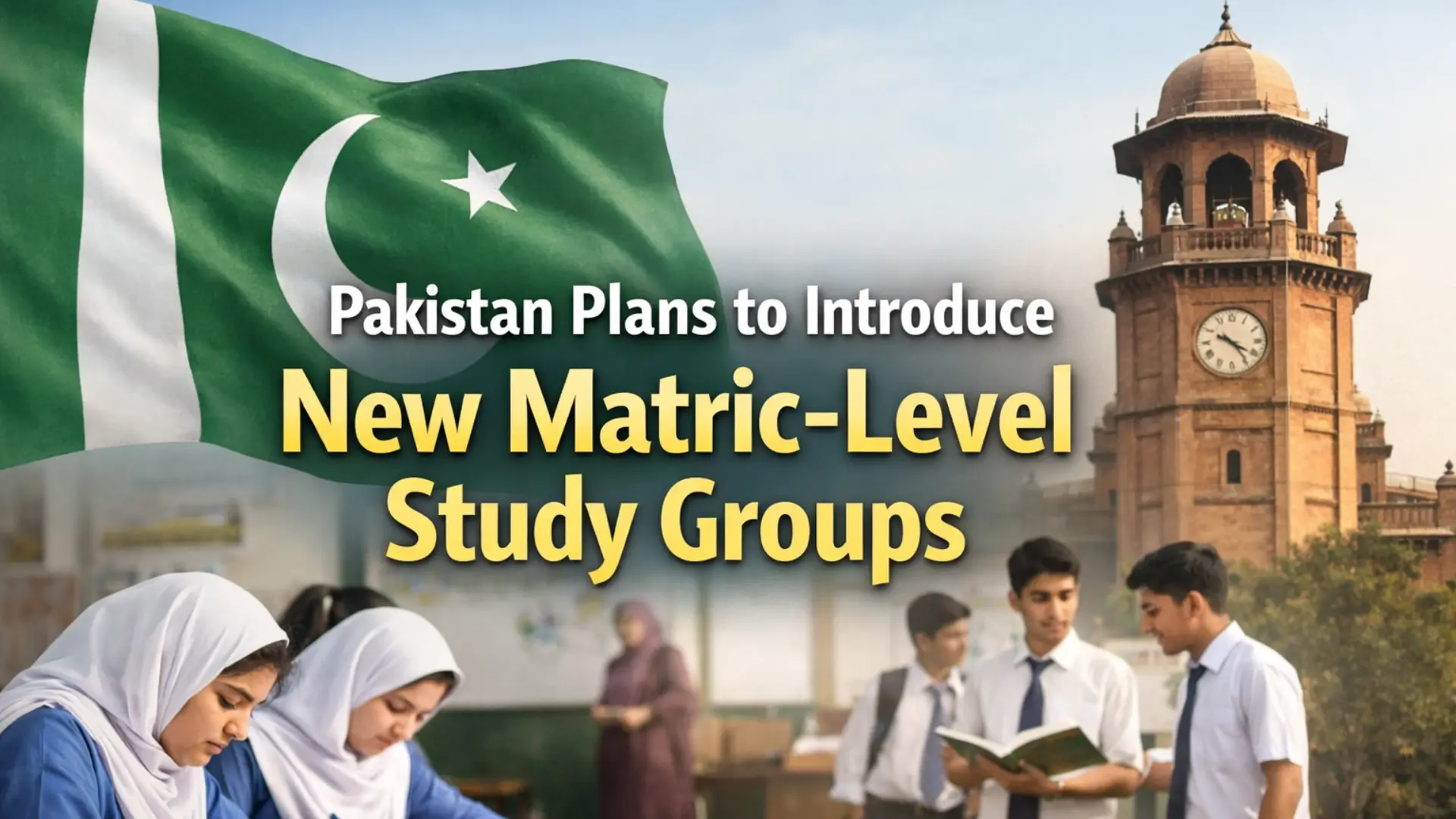 Pakistan Plans to Introduce New Matric-Level Study Groups