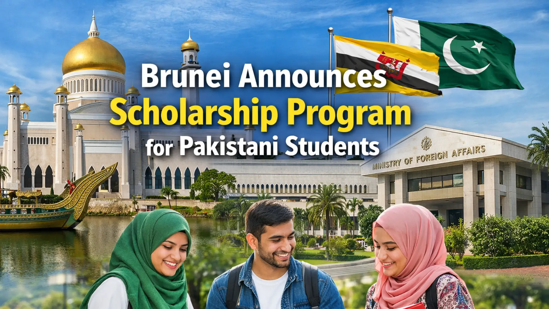 Brunei Announces Scholarship Program for Pakistani Students