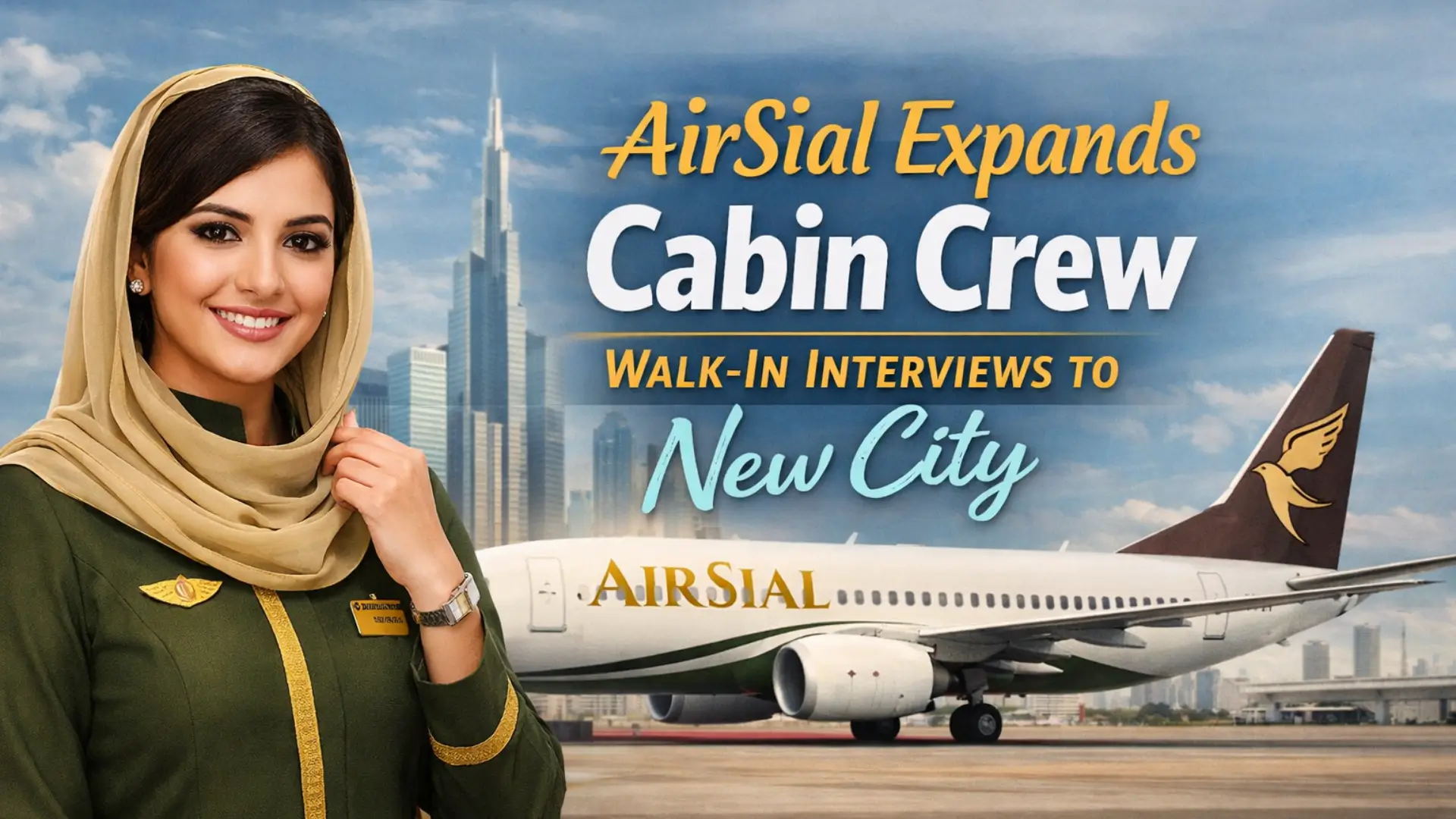 AirSial Expands Cabin Crew Walk-In Interviews to New City