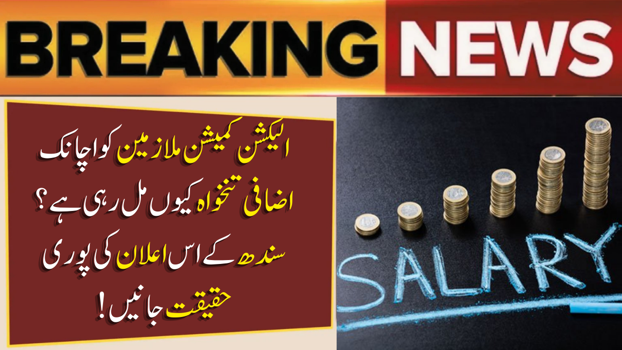 Extra Salaries for Election Commission Employees Announced in Sindh