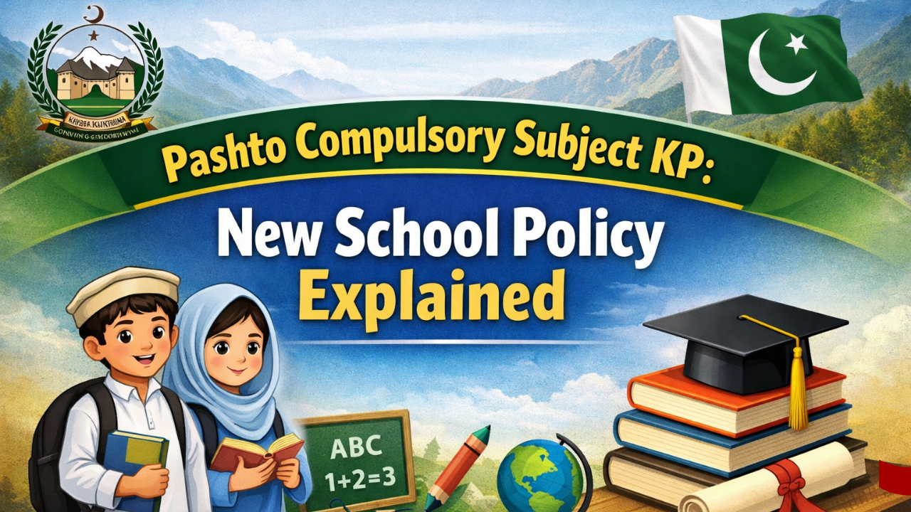 Pashto Compulsory Subject KP: New School Policy Explained
