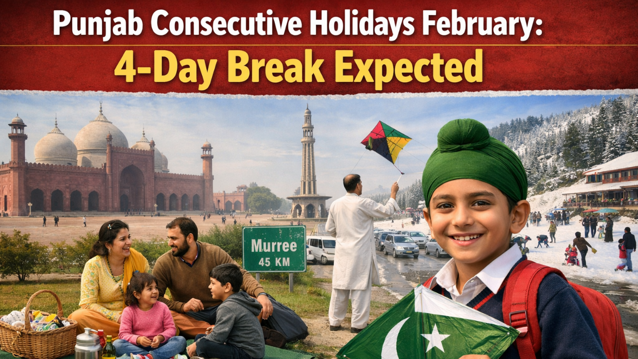 Punjab Consecutive Holidays February: 4-Day Break Expected