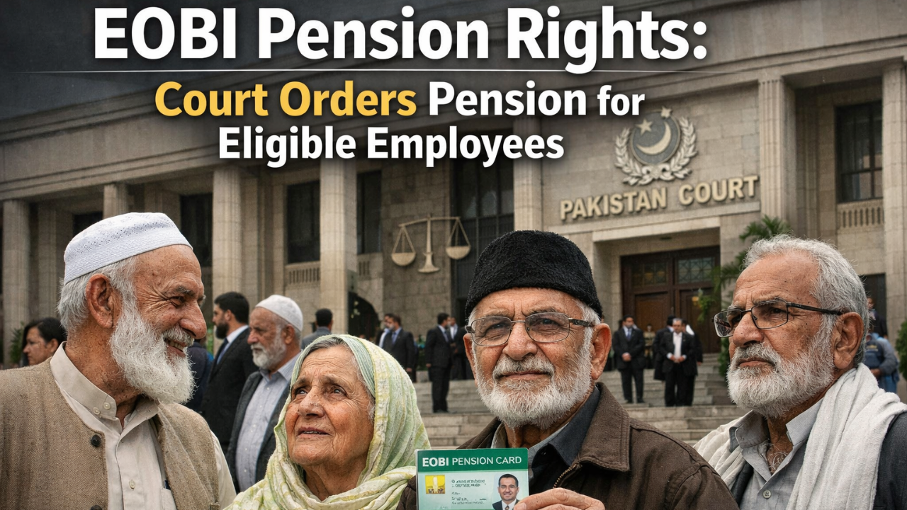 EOBI Pension Rights: Court Orders Pension for Eligible Employees